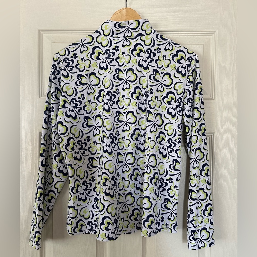 SanSoliel SolCool UPF 50+ Golf Tennis 1/4 Zip Shirt Womens XL NWOT - Picture 6 of 9